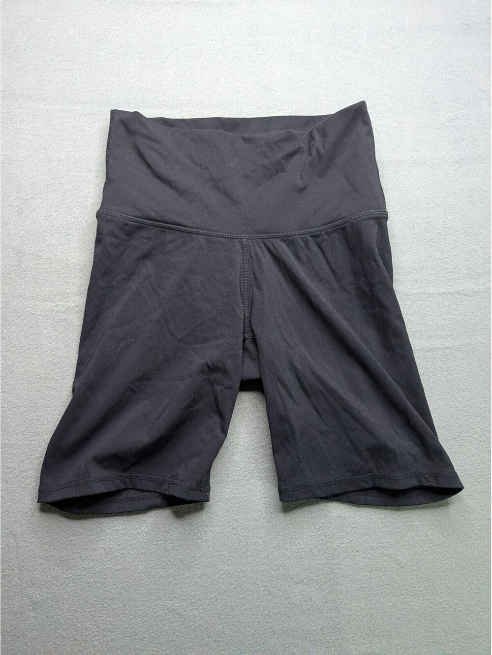 Full Send Shorts Womens XS Black High Waist 8 Inch Biker Stretch Gym Workout